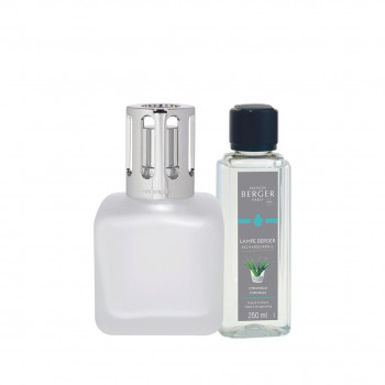 Preview: Lampe Berger Geschenkset Ice Cube Citronella Edition inkl. 250ml Prickelndes Zitronengras