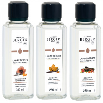 Lampe Berger Duft Triopack "Kaminabend" 3x 250 ml