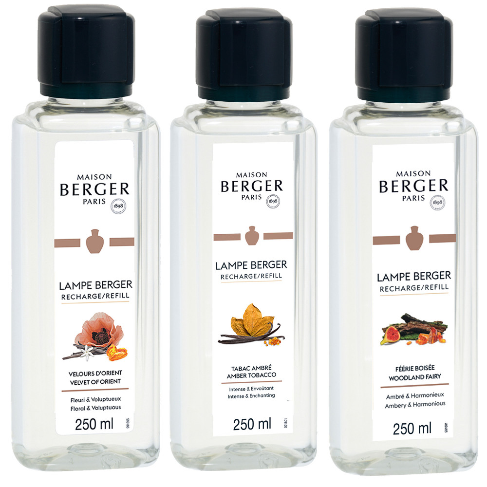 Lampe Berger Duft Triopack "Kaminabend" 3x 250 ml
