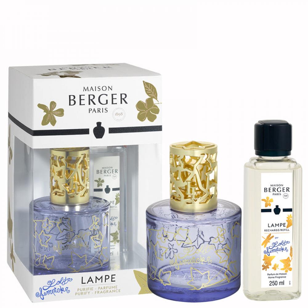 Lampe Berger Geschenkset Lolita Lempicka flieder / gold inkl. 250ml Duft
